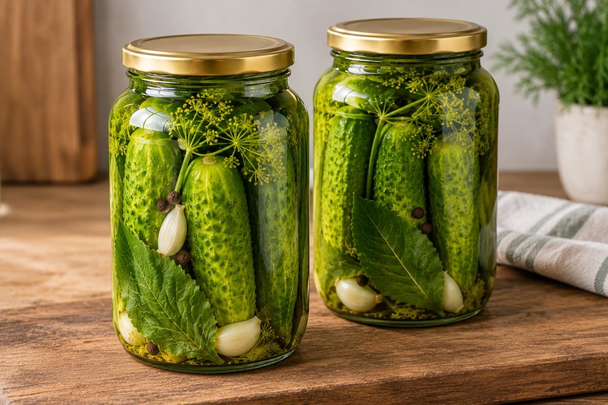 Маринованные хрустящие огурцы